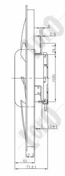 Fan, engine cooling (037-014-0017)