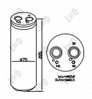 Dryer, air conditioning (053-021-0003)