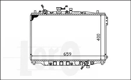 Radiator, engine cooling (030-017-0003)