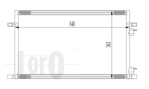 Condenser, air conditioning (042-016-0010)