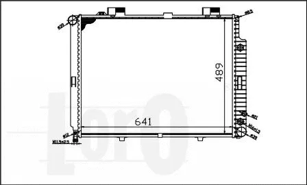 Radiator, engine cooling (054-017-0045)