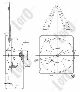 Fan, engine cooling