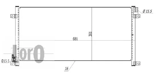 Condenser, air conditioning (022-016-0006)