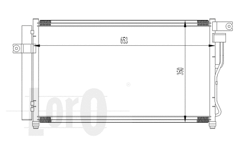Condenser, air conditioning (019-016-0019)