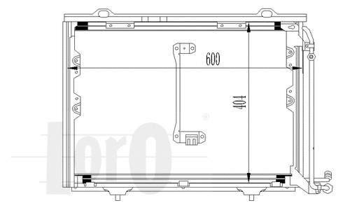 Condenser, air conditioning (054-016-0023)