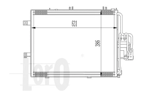Condenser, air conditioning (037-016-0010)