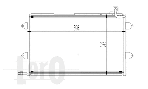 Condenser, air conditioning (053-016-0020)
