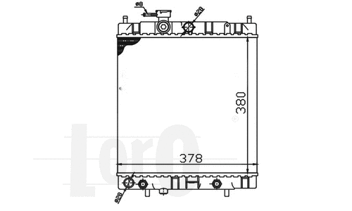 Radiator, engine cooling (035-017-0012)