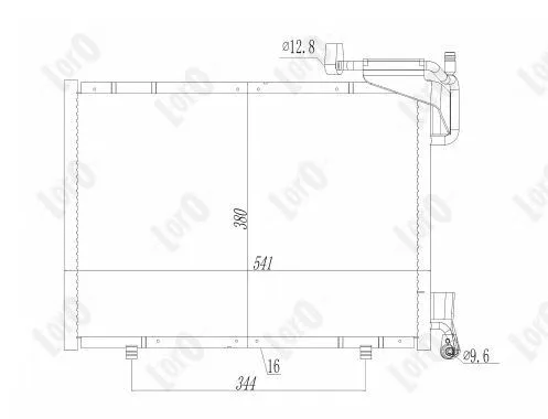 Condenser, air conditioning (017-016-0032)