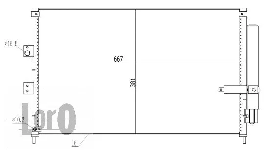 Condenser, air conditioning (018-016-0021)