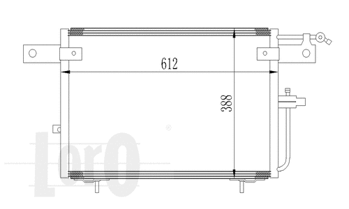 Condenser, air conditioning (003-016-0019)