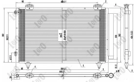 Condenser, air conditioning (051-016-0042)