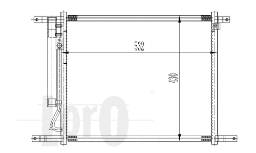 Condenser, air conditioning (007-016-0003)