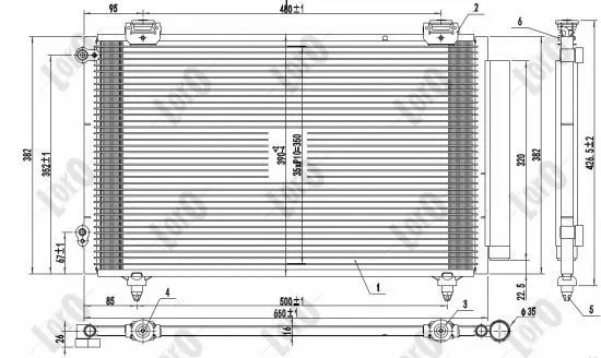 Condenser, air conditioning (051-016-0041)