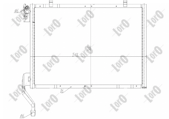 Condenser, air conditioning (017-016-0038)