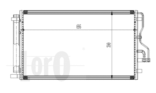 Condenser, air conditioning (019-016-0017)