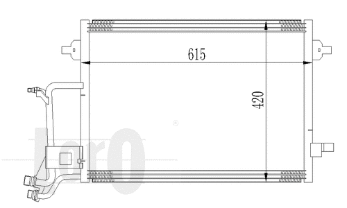 Condenser, air conditioning (053-016-0013)