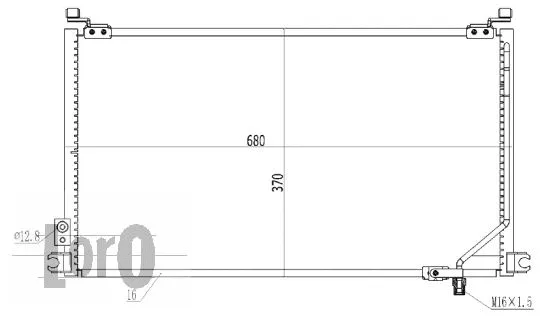 Condenser, air conditioning (017-016-0004)