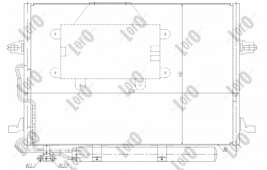 Condenser, air conditioning (054-016-0039)