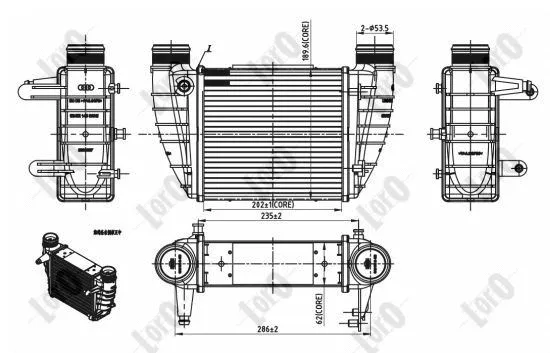 Charge Air Cooler (003-018-0014)