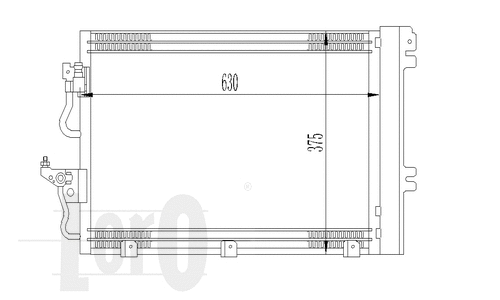 Condenser, air conditioning (037-016-0023)
