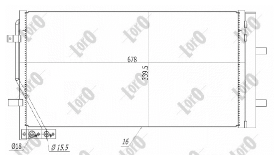 Condenser, air conditioning (003-016-0029)