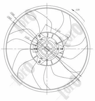 Fan, engine cooling (037-014-0019)