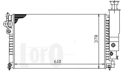 Radiator, engine cooling (038-017-0013)