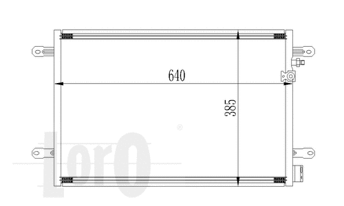 Condenser, air conditioning (053-016-0026)