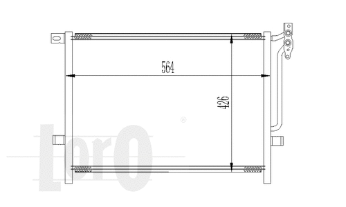Condenser, air conditioning (004-016-0008)