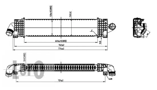 Charge Air Cooler (017-018-0001)