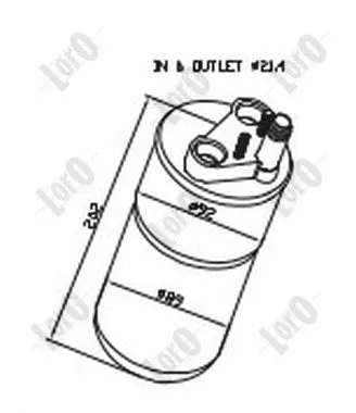 Dryer, air conditioning (042-021-0007)
