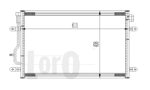 Condenser, air conditioning (003-016-0012)