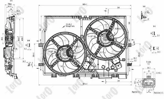 Fan, engine cooling