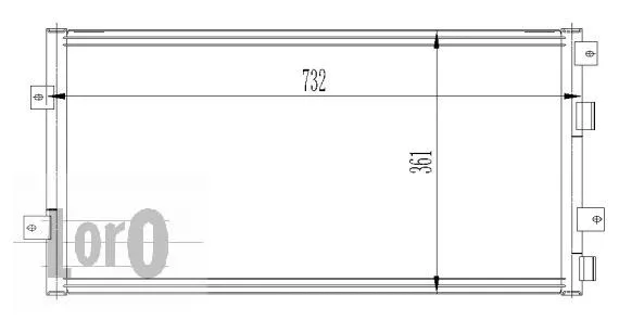 Condenser, air conditioning (008-016-0013)