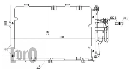 Condenser, air conditioning (037-016-0028)