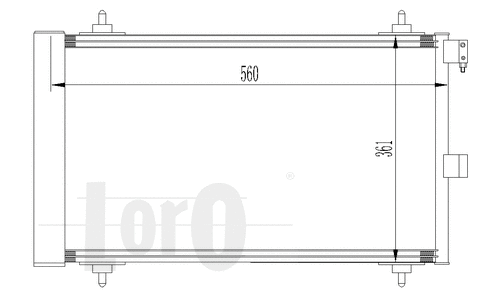 Condenser, air conditioning (009-016-0008)