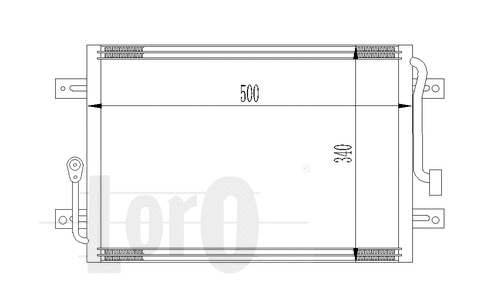 Condenser, air conditioning (016-016-0003)