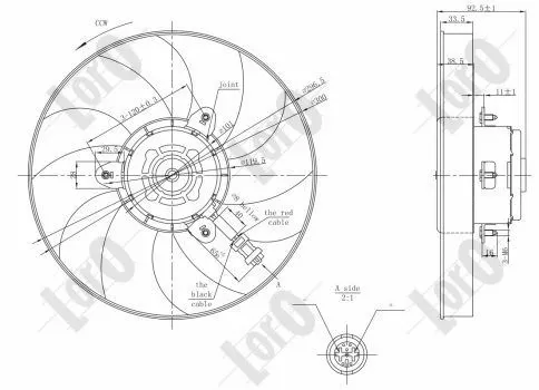 Fan, engine cooling (053-014-0026)