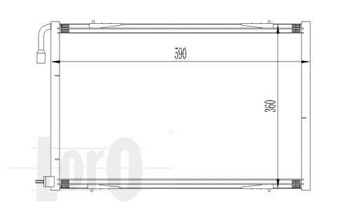 Condenser, air conditioning (038-016-0013)