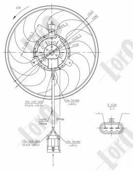 Fan, engine cooling (037-014-0025)