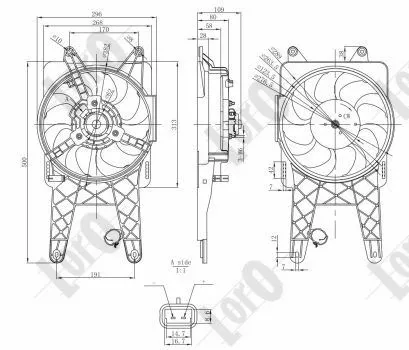 Fan, engine cooling (016-014-0001)