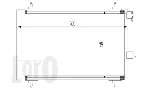 Condenser, air conditioning (009-016-0009)