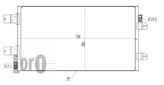 Condenser, air conditioning (042-016-0042)