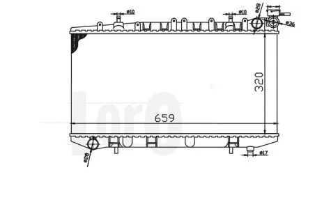 Radiator, engine cooling (035-017-0005)