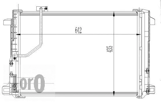 Condenser, air conditioning (033-016-0013-WO)