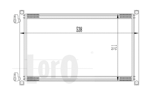 Condenser, air conditioning (016-016-0015)