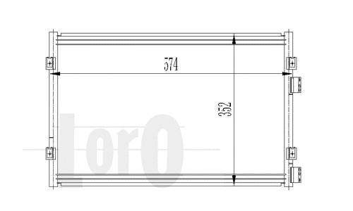 Condenser, air conditioning (008-016-0002)