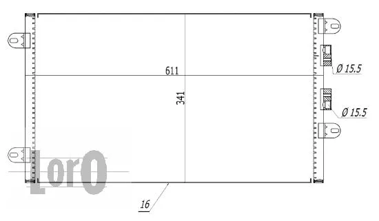 Condenser, air conditioning (002-016-0004)