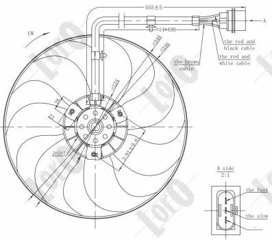 Fan, engine cooling (053-014-0002)